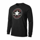 VINTAGE CONVERSE MAGLIA A MANICHE LUNGHE CON LOGO ALL STAR NERA DA UOMO L