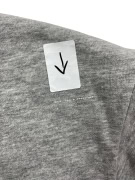 VINTAGE CRAFT FELPA CASUAL CON LOGO DISCRETO GRIGIO MELANGE UOMO L