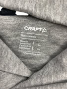 VINTAGE CRAFT ΦΟΥΤΕΡ ΜΕ ΚΟΥΚΟΥΛΑ ΛΟΓΟΤΥΠΟ ΓΚΡΙ ΜΕΛΑΝΖΕ ΑΝΔΡΙΚΟ L
