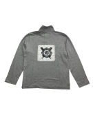 VINTAGE CREW CLOTHING COMPANY ΦΟΥΤΕΡ CASUAL ΜΕ ΛΟΓΟΤΥΠΟ RUGBY CLUB ΓΚΡΙ ΑΝΔΡΙΚΟ M