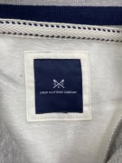 VINTAGE CREW CLOTHING COMPANY felpa con zip al collo con logo grigia da uomo M