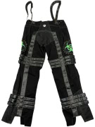 VINTAGE CRYOFLESH PANTALONE CON CINGHIE DECORATIVE NERO DA UOMO L
