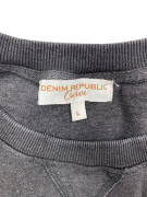 VINTAGE DENIM REPUBLIC ΦΟΥΤΕΡ ΧΩΡΙΣ ΚΟΥΚΟΥΛΑ RETRO ΣΤΥΛ ΑΝΘΡΑΚΙ ΓΥΝΑΙΚΕΙΟ L