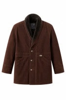 90s  VINTAGE LEATHER COAT BROWN MENS PRE OWNED L