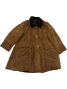 VINTAGE ΔΕΡΜΑΤΙΝΟ ΠΑΛΤΟ SHEARING MΟΥΤΟΝ L/XL
