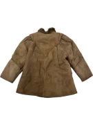 VINTAGE ΔΕΡΜΑΤΙΝΟ ΠΑΛΤΟ SHEARLING ΜΟΥΤΟΝ L/XL