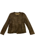 Vintage Δερμάτινο Suede Jacket Καφέ (S)