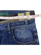 VINTAGE DESIGUAL DENIM JEANS WITH PATCHWORK DETAILS BLUE MENS W34