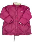 VINTAGE DIADORA WOMEN'S PUFFER JACKET FUCHSIA L/XL