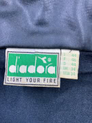 VINTAGE DIADORA ΖΑΚΕΤΑ TRACK TOP ΜΕ ΚΟΥΚΟΥΛΑ GREY/BLACK ΑΝΔΡΙΚΟ XXL