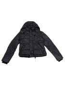 VINTAGE DIESEL PUFFER ΜΠΟΥΦΑΝ ΜΕ ΚΟΥΚΟΥΛΑ ΚΑΙ ΤΣΕΠΗ ΣΤΟ ΣΤΗΘΟΣ ΜΑΥΡΟ ΓΥΝΑΙΚΕΙΟ M/L