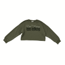 VINTAGE DISNEY CROPPED SWEATSHIRT WOMEN'S L