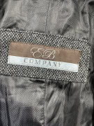 VINTAGE EB COMPANY WOOL COAT GREY MEN'S M