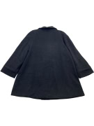 VINTAGE ELENA ΠΑΛΤΟ MISTO CASHMERE ΜΑΥΡΟ ΓΥΝΑΙΚΕΙΟ L/XL