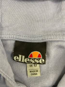 VINTAGE ELLESSE HOODIE LOGO TAPE LIGHT BLUE WOMEN'S M