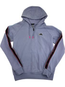 VINTAGE ELLESSE HOODIE LOGO TAPE LIGHT BLUE WOMEN'S M