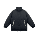 VINTAGE ELLESSE ΜΠΟΥΦΑΝ PUFFER ME ΦΕΡΜΟΥΑΡ ΜΑΥΡΟ ΑΝΔΡΙΚΟ XXL