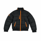 VINTAGE EVERLAST PUFFER ΜΠΟΥΦΑΝ ΜΕ ΠΟΡΤΟΚΑΛΙ ΛΕΠΤΟΜΕΡΕΙΕΣ ΜΑΥΡΟ ΑΝΔΡΙΚΟ XL