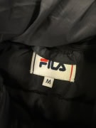 VINTAGE FILA BLACK PUFFER JACKET