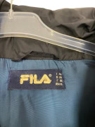 VINTAGE FILA PUFFER ΜΠΟΥΦΑΝ ΜΕ ΕΠΕΝΔΥΣΗ ΜΑΥΡΟ ΑΝΔΡΙΚΟ XL