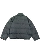 VINTAGE FILA PUFFER JACKET WITH LOGO GREY MENS L