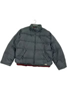 VINTAGE FILA PUFFER JACKET WITH LOGO GREY MENS L