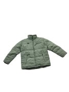 VINTAGE FILA PUFFER JACKET WITH STAND UP COLLAR GREEN MEN S M