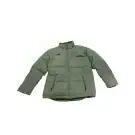 VINTAGE FILA PUFFER JACKET WITH POCKETS AND LOGO OLIVE UNISEX S M