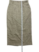 VINTAGE MIDI SKIRT TWEED GREY WOMEN S