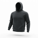 VINTAGE BONDS MOVE HOODIE SWEATSHIRT BLACK MEN'S L