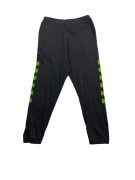 VINTAGE G-STAR RAW JOGGER SWEATPANTS WITH GRAPHIC LOGOS AND SIDE STRIPES BLACK MEN’S M