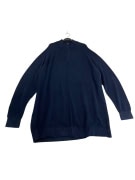 VINTAGE G-STAR RAW QUARTER ZIP KNIT SWEATER BLUE MENS XL XXL