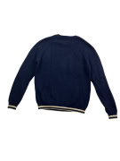 VINTAGE G-STAR RAW ΠΛΕΚΤΗ ΜΠΛΟΥΖΑ ΜΕ ΡΙΓΕΣ ΣΤΑ ΤΕΛΕΙΩΜΑΤΑ ΜΠΛΕ ΣΚΟΥΡΟ ΑΝΔΡΙΚΗ M