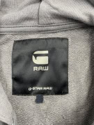 VINTAGE G-STAR RAW giacca con cappuccio logo grigia da uomo XL