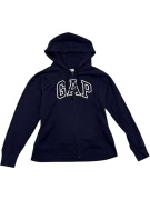 VINTAGE GAP ΦΟΥΤΕΡ ΜΕ ΚΟΥΚΟΥΛΑ ΚΑΙ ΦΕΡΜΟΥΑΡ ΛΟΓΟΤΥΠΟ ΣΚΟΥΡΟ ΜΠΛΕ ΓΥΝΑΙΚΕΙΟ M