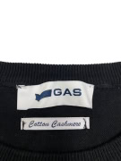 VINTAGE GAS ΠΛΕΚΤΗ ΜΠΛΟΥΖΑ COTTON CASHMERE ΜΑΥΡΗ ΑΝΔΡΙΚΗ L