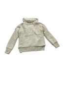 VINTAGE GAUDI JEANS KNITTED DUFFLE CARDIGAN WITH SHERPA LINING WHITE WOMEN S/M