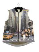 VINTAGE  ΓΙΛΕΚΟ NEW YORK CITY GRAPHIC MULTICOLOR ΑΝΔΡΙΚΟ S