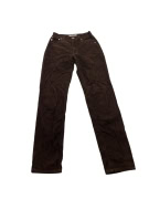 VINTAGE GUESS JEANS CORDUROY PANTS BROWN WOMEN XXS