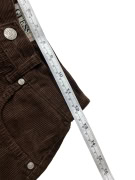 VINTAGE GUESS JEANS CORDUROY PANTS BROWN WOMEN XXS