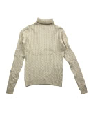 VINTAGE GUESS ΠΛΕΚΤΗ ΜΠΛΟΥΖΑ ΖΙΒΑΓΚΟ CABLE KNIT ΕΚΡΟΥ ΓΥΝΑΙΚΕΙΑ M