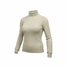 VINTAGE GUESS ΠΛΕΚΤΗ ΜΠΛΟΥΖΑ ΖΙΒΑΓΚΟ CABLE KNIT ΕΚΡΟΥ ΓΥΝΑΙΚΕΙΑ M