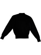 VINTAGE GUESS LONG-SLEEVE POLO SWEATER BLACK MEN'S XL
