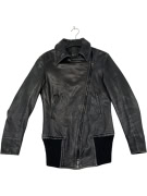 VINTAGE WOMEN'S LEATHER BIKER JACKET S