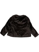 VINTAGE ΓΥΝΑΙΚΕΙΟ ΓΟΥΝΑ ΠΑΛΤΟ ΚΟΝΤΟ ΜΑΥΡΟ/ΚΑΦΕ SIZE M