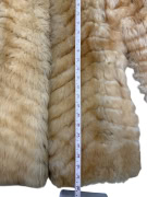 VINTAGE WOMEN'S FUR COAT BLONDE S/M