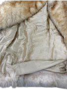 VINTAGE WOMEN'S FUR COAT BLONDE S/M