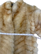 VINTAGE WOMEN'S FUR COAT BLONDE S/M