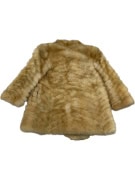 VINTAGE WOMEN'S FUR COAT BLONDE S/M