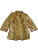 VINTAGE WOMEN'S FUR COAT BLONDE S/M